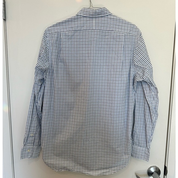 Ralph Lauren Blue Label Men’s Button down shirt plaid blue size Large - Picture 3 of 8
